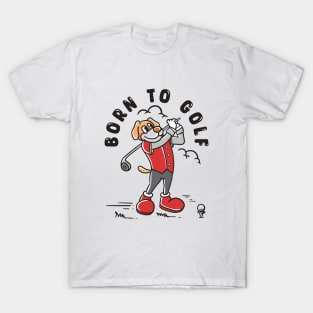 Dog playing golf T-Shirt